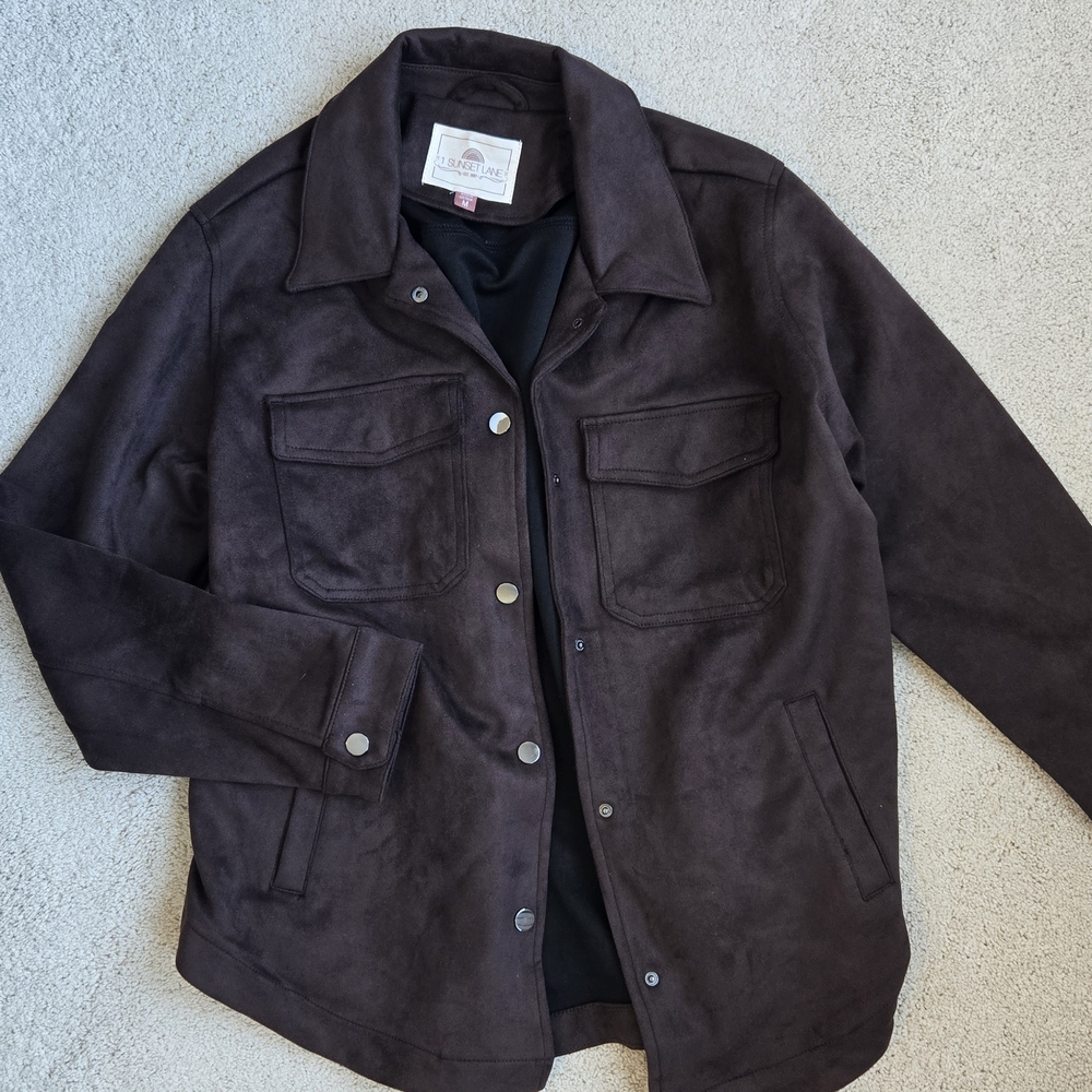 Women's Dark Brown Teddy Jacket